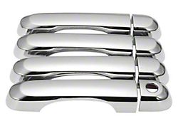 Door Handle Covers without Passenger Side Keyhole; Chrome (15-23 Jeep Renegade BU)
