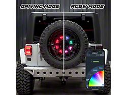 XK Glow XKmax RGBW 5th Wheel Light with Sequential Turn/Brake/Reverse (21-26 Bronco)