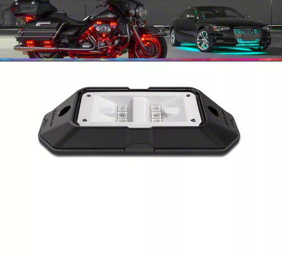 XKGlow KS-Car-Pro Underglow Interior LED Accent Light Kits Xkchrome Smartphone App Interior Underbody Wheel Kit - View #9