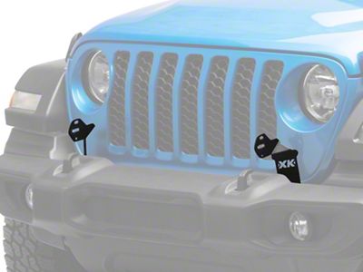 XK Glow 20 to 36-Inch Front Bumper Light Bar Brackets (20-25 Jeep Gladiator JT)