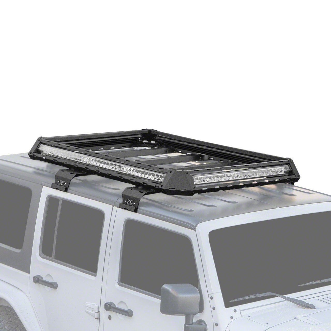 XK Glow Jeep Gladiator 52x36-Inch 360 Roof Rack Kit XK-RR-JP-3322