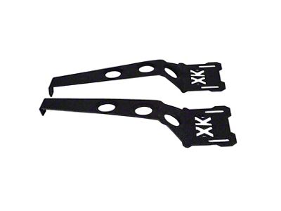 XK Glow 18 to 20-Inch Cowl Light Bar Brackets (18-25 Jeep Wrangler JL, Excluding 4xe & Rubicon 392)