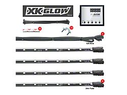 XK Glow 24-Inch Underglow LED Accent Light Kit; 3-Million Color (Universal; Some Adaptation May Be Required)