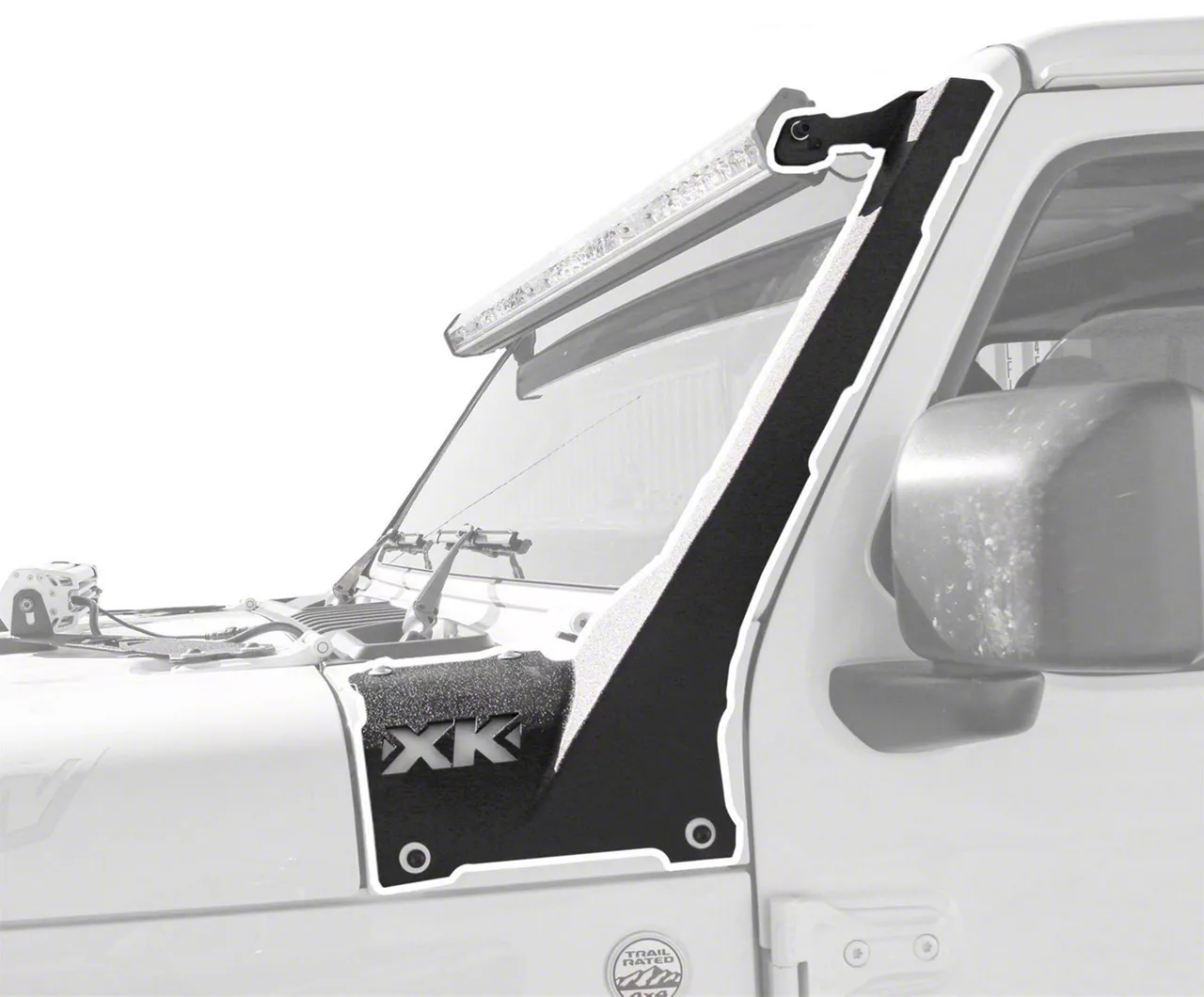 XK Glow Jeep Wrangler 50Inch Light Bar Spacer Kit XKBRCJLAPS (1824