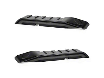 XK Glow High Wing LED Tail Lights; Black Housing; Dark Smoked Lens (07-18 Jeep Wrangler JK w/ Hard Top)