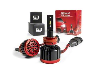 XK Glow LITE Series LED Headlight Bulbs; H11 (16-23 Tacoma)