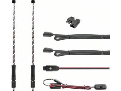 XK Glow 2nd Gen LED Whips; 32-Inch (Universal; Some Adaptation May Be Required)