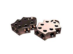 XS Power 700 Series Copper Terminal Blocks; 6 Wire; 1/0 AWG