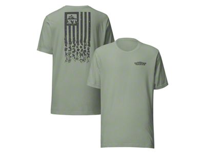 XT Flag Tread T-Shirt; Dark on Sage