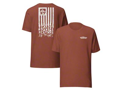 XT Flag Tread T-Shirt; Light on Heather Clay