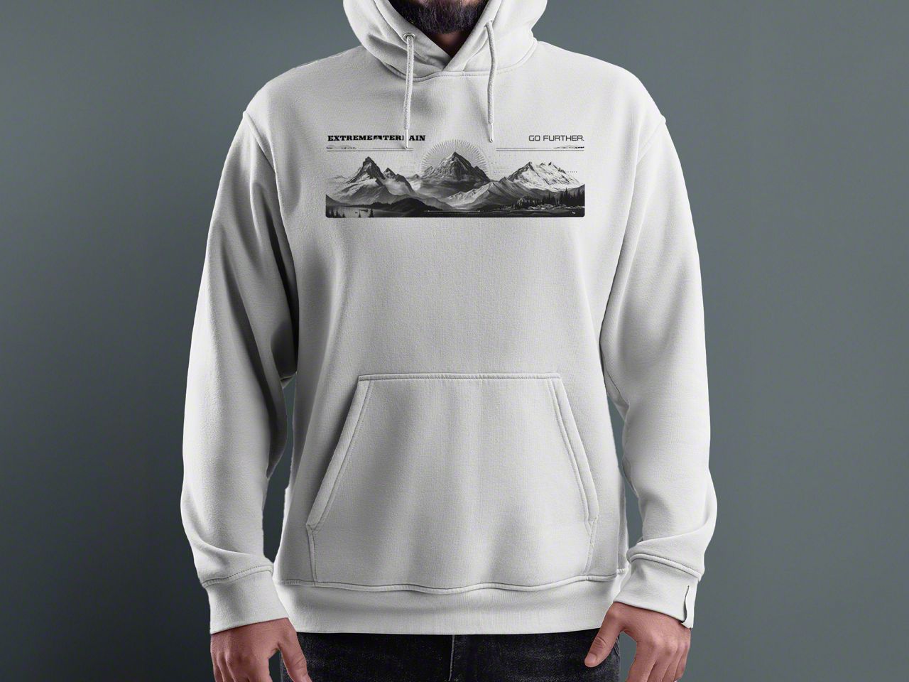 Universal XT XT Go Further Hoodie; White - Free Shipping