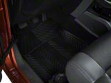 RedRock 4-Piece All-Weather Floor Mats; Black (Universal; Some Adaptation May Be Required)