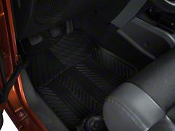 RedRock 4-Piece All-Weather Floor Mats; Black (Universal; Some Adaptation May Be Required)