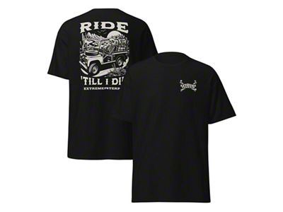XT Ride til I Die T-Shirt; Black