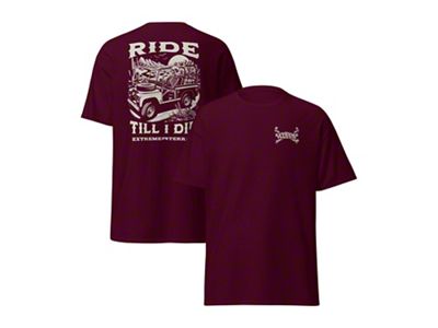 XT Ride til I Die T-Shirt; Maroon