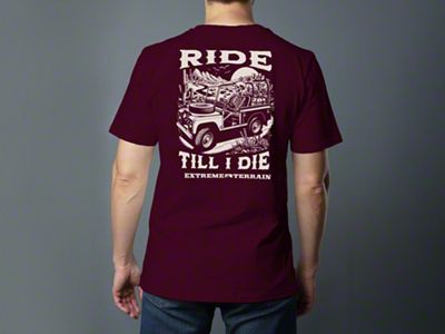XT Ride til I Die T-Shirt; Maroon