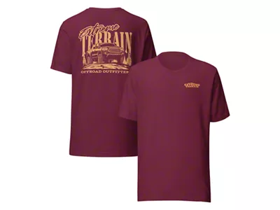 XT Tacoma T-Shirt; Maroon