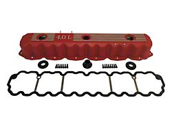 Aluminum Valve Cover Kit; Red (93-01 4.0L Jeep Cherokee XJ)