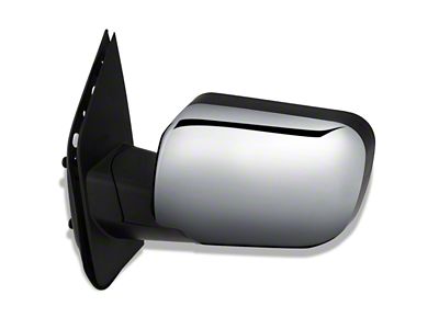 Powered Heated Mirror; Driver Side; Chrome (04-10 Titan)