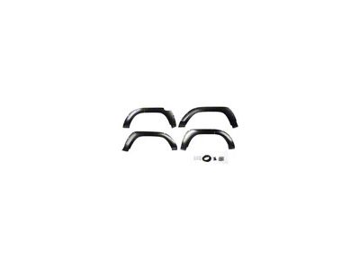Pocket Style Fender Flares; Black (14-24 4Runner, Excluding Limited)