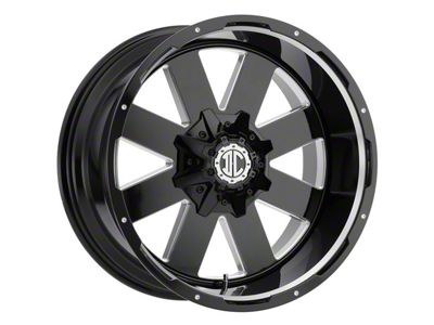 Xtreme Offroad NX-18 Midnight Black Milled 6-Lug Wheel; 20x10; -25mm Offset (22-25 Bronco Raptor)