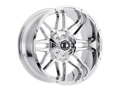 Xtreme Offroad NX-9 Chrome 6-Lug Wheel; 20x10; -25mm Offset (22-25 Bronco Raptor)