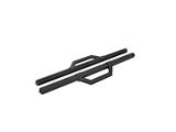 Hex Series Side Step Bars without Mounting Brackets; Textured Black (07-26 Tundra Regular Cab)