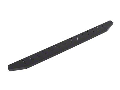 Louvered Side Step Bars without Mounting Brackets; Textured Black (07-25 Tundra Double Cab)