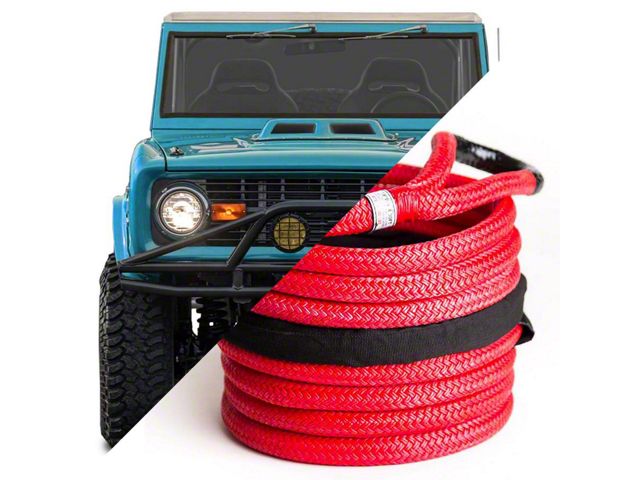 Bronco Rope Yankum Ropes Bronco 7/8-Inch x 20-Foot Kinetic Recovery Rope FLC008720 ...