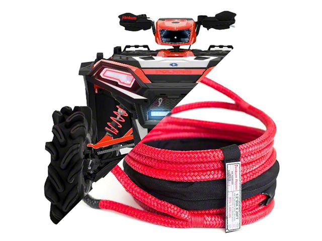 Bronco Rope Yankum Ropes Bronco Sport 1/2-Inch x 30-Foot Kinetic Rope FLC005030 ...