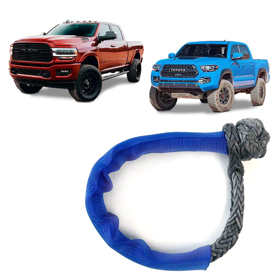 Yankum Ropes Jeep Renegade 7/16-Inch x 10-Inch Soft Shackle with Chafe ...