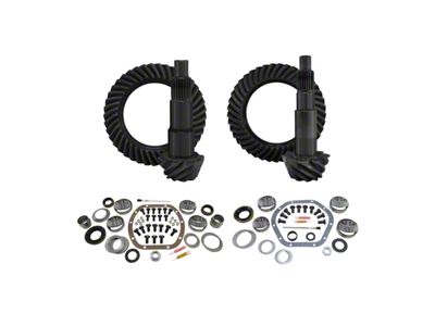Yukon Gear Dana 30 Front Axle/44 Rear Axle Ring and Pinion Gear Kit with Install Kit; 5.13 Gear Ratio (07-18 Jeep Wrangler JK, Excluding Rubicon)