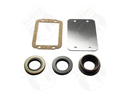 Yukon Gear 4WD Disconnect Block Off Kit; Dana 30; Reverse Rotation; Disconnect Block-Off Plate Kit; 30-Spline Axle (87-95 Jeep Wrangler YJ)
