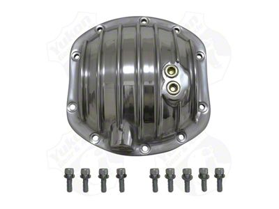 Yukon Gear Differential Cover; Front; Dana 30; Polished Aluminum (71-86 Jeep CJ5 & CJ7; 97-18 Jeep Wrangler TJ & JK)