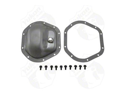 Yukon Gear Differential Cover; Rear; Dana 44; Steel (66-86 Jeep CJ5 & CJ7; 97-06 Jeep Wrangler TJ)