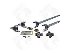 Yukon Gear Drive Axle Shaft Assembly; Front; Dana 30; Front Axle Kit; 4340 Chrome-Moly Axle; 30-Spline Inner and 27-Spline Outer; Spicer U-Joints; With Grizzly Locker; Fits 3.73 and Up Ratio or Thick Gears (87-06 Jeep Wrangler YJ & TJ)
