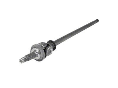 Yukon Gear Drive Axle Shaft; Front Right; Dana 30; Crush Sleeve Design; 27-Spline; 38.50-Inch Long (87-06 Jeep Wrangler YJ & TJ)