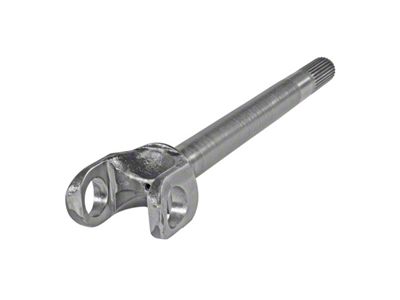 Yukon Gear Drive Axle Shaft; Front Left Inner; Dana 30; Crush Sleeve Design; 27-Spline; 16.63-Inch Long (87-06 Jeep Wrangler YJ & TJ)