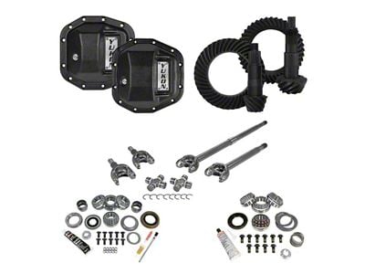 Yukon Gear Stage 3 Dana 30 Front Axle/Dana 44 Rear Axle Ring and Pinion Gear Kit; 5.13 Gear Ratio (18-25 Jeep Wrangler JL, Excluding Rubicon)