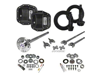 Yukon Gear Stage 4 Dana 30 Front Axle/Dana 44 Rear Axle Ring and Pinion Gear Kit; 4.11 Gear Ratio (18-25 Jeep Wrangler JL, Excluding Rubicon)