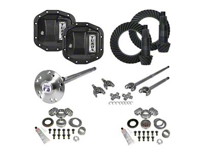 Yukon Gear Stage 4 Dana 30 Front Axle/Dana 35 Rear Axle Ring and Pinion Gear Kit; 4.56 Gear Ratio (18-25 Jeep Wrangler JL, Excluding Rubicon)