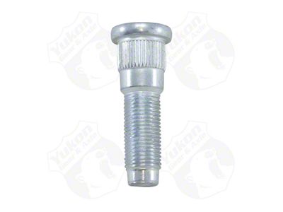 Yukon Gear Wheel Hub Stud; Rear Axle Wheel Stud; .667-Inch Knurl; 1 to 2-20 Thread Pitch (07-17 Jeep Wrangler JK)
