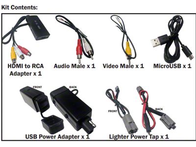 ZAutomotive HDMI AV Kit (20-25 Jeep Gladiator JT w/ 8.4-Inch Uconnect)