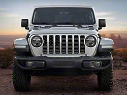 ZKD Customs Grille Insert; Black and Dark Gray American Flag (20-23 Jeep Gladiator JT)