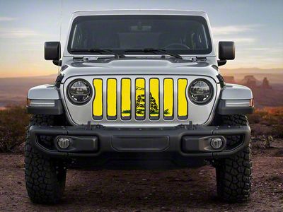 ZKD Customs Grille Insert; DTOM Flag (20-23 Jeep Gladiator JT)