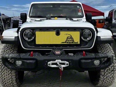 ZKD Customs Grille Insert; DTOM Flag (24-25 Jeep Gladiator JT)