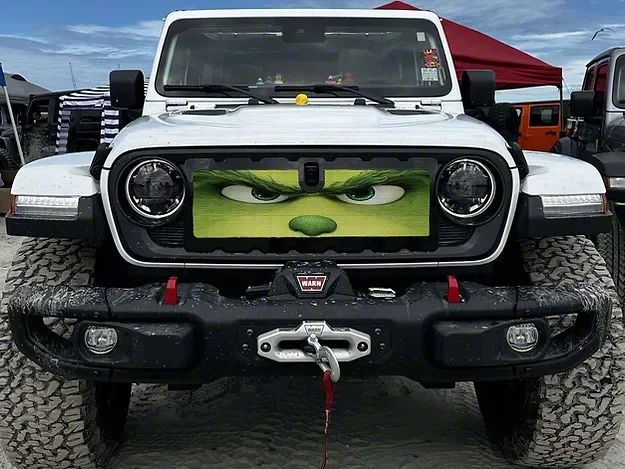 ZKD Customs Jeep Gladiator Grille Insert; Grinch JG46449 (24-25