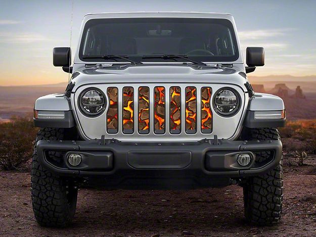 ZKD Customs Jeep Gladiator Grille Insert; Radiation 30028 (20-23