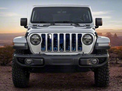ZKD Customs Grille Insert; Sasquatchy 2 (20-23 Jeep Gladiator JT)