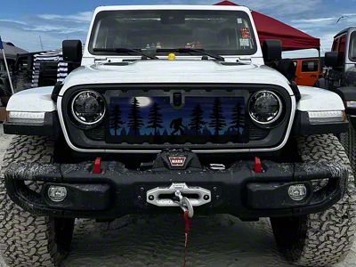 ZKD Customs Grille Insert; Sasquatchy 2 (24-25 Jeep Gladiator JT)